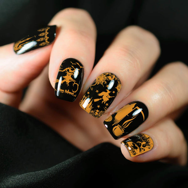 Halloween Nail Art Design Ideas 2021, Halloween Nail Stickers